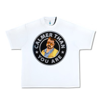 White calmer than you are Urban Heavy Tee - linhVisuals