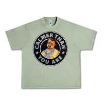 Oil Green calmer than you are Urban Heavy Tee - linhVisuals