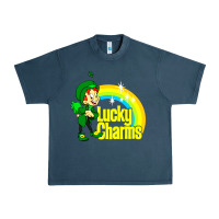 Midnight Navy luv lucky charms Urban Heavy Tee - linhVisuals