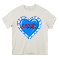 Cream valentine's day hearts Heavy Core Tee - FaDigitalArtStudio