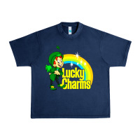 Navy luv lucky charms Urban Heavy Tee - linhVisuals
