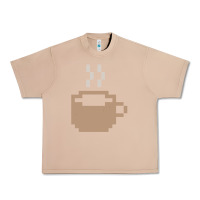 Burro pixel coffee Urban Heavy Tee - linhVisuals