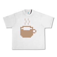 Lunar Rock pixel coffee Urban Heavy Tee - linhVisuals