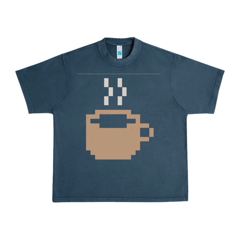 Pixel Coffee Urban Heavy Tee by linhVisuals | Teevron