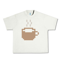 Pistachio pixel coffee Urban Heavy Tee - linhVisuals