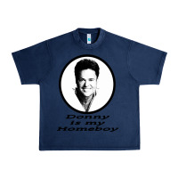 Navy funny donny osmond Urban Heavy Tee - linhVisuals