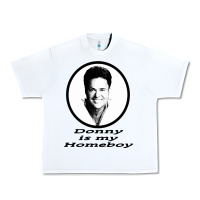 White funny donny osmond Urban Heavy Tee - linhVisuals