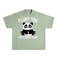 Oil Green panda cub fluff you giant panda Urban Heavy Tee - linhVisuals