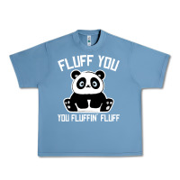 Pebble Blue panda cub fluff you giant panda Urban Heavy Tee - linhVisuals
