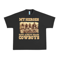 Pigment Black my heroes have always killed cowboys retro Urban Heavy Tee - linhVisuals