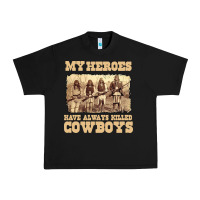 Black my heroes have always killed cowboys retro Urban Heavy Tee - linhVisuals