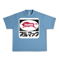 Pebble Blue bullmark Urban Heavy Tee - linhVisuals
