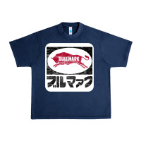 Navy bullmark Urban Heavy Tee - linhVisuals