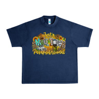 Navy just small town paraprofessional Urban Heavy Tee - CowhideDigitalArt