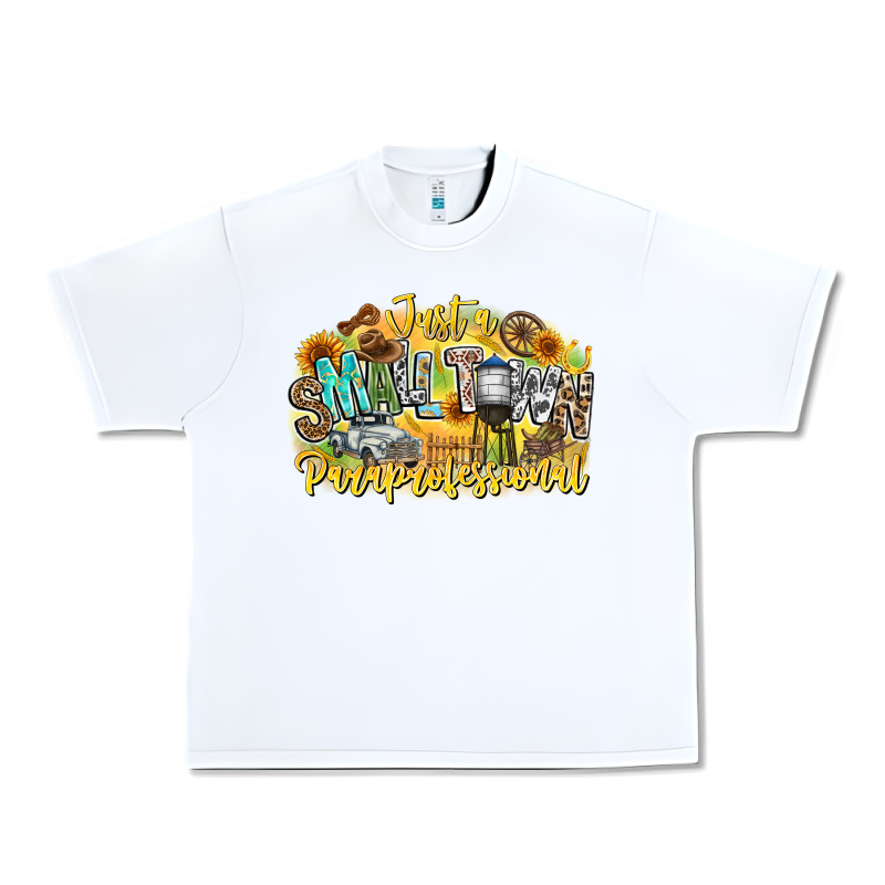 Just Small Town Paraprofessional Urban Heavy Tee by CowhideDigitalArt | Teevron