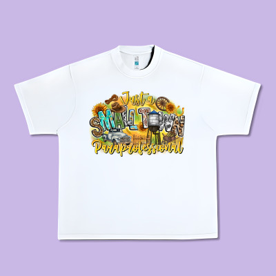 Just Small Town Paraprofessional Urban Heavy Tee Designed By Cowhidedigitalart