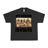 Pigment Black my heroes have always killed cowboys retro Urban Heavy Tee - linhVisuals