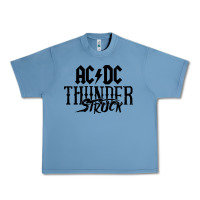 Pebble Blue thunderstruck Urban Heavy Tee - linhVisuals