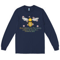 Navy Kinda Words Are Like Honey Sweet To The Soul Long Sleeve Tee - CowhideDigitalArt