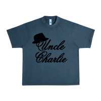 Midnight Navy charlie wilson music Urban Heavy Tee - linhVisuals