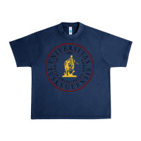 Navy Tuskegee University Urban Heavy Tee - linhVisuals