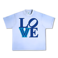 Grape Ice villanova love Urban Heavy Tee - linhVisuals