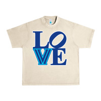 Sandshell villanova love Urban Heavy Tee - linhVisuals