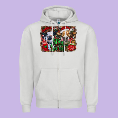 Stay Sweet Heifers Zipper Hoodie Designed By Ranaportraitstore