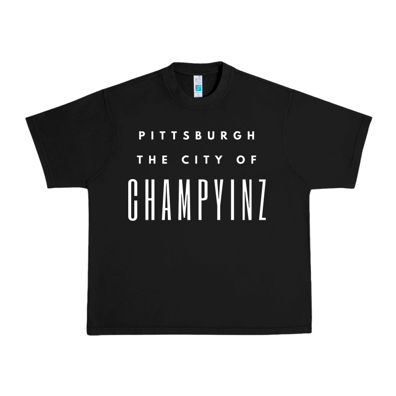 Pittsburgh City Of Champyinz Steel City Urban Heavy Tee by linhVisuals | Teevron