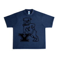 Navy yale vintage Urban Heavy Tee - linhVisuals