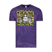 Cloud Purple easter Vintage Tee - CowhideDigitalArt