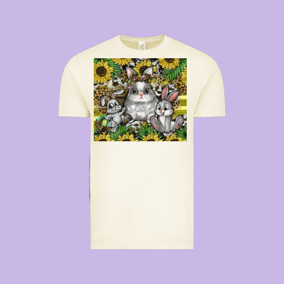 Easter Vintage Tee Designed By Cowhidedigitalart