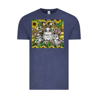 Vintage Denim easter Vintage Tee - CowhideDigitalArt