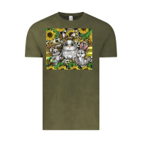 Vintage Olive easter Vintage Tee - CowhideDigitalArt