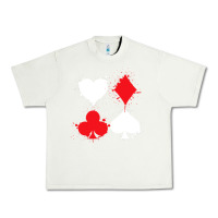 Pistachio playing cards poker heart spade club Urban Heavy Tee - linhVisuals