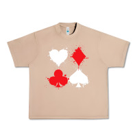 Burro playing cards poker heart spade club Urban Heavy Tee - linhVisuals