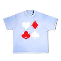 Grape Ice playing cards poker heart spade club Urban Heavy Tee - linhVisuals
