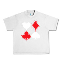 Lunar Rock playing cards poker heart spade club Urban Heavy Tee - linhVisuals
