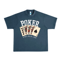 Midnight Navy poker all in royal flush lucky casino Urban Heavy Tee - linhVisuals