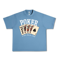 Pebble Blue poker all in royal flush lucky casino Urban Heavy Tee - linhVisuals