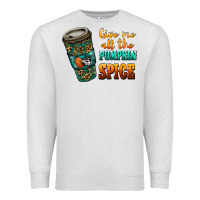 Oatmeal Heather watercolor give me all the pumpkin spice Premium Sweatshirt - RanaPortraitStore