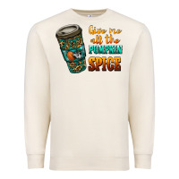 Sandshell watercolor give me all the pumpkin spice Premium Sweatshirt - RanaPortraitStore