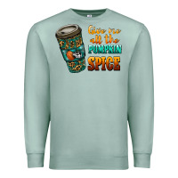 Seafoam watercolor give me all the pumpkin spice Premium Sweatshirt - RanaPortraitStore