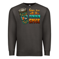 Smoke watercolor give me all the pumpkin spice Premium Sweatshirt - RanaPortraitStore