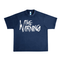 Navy THE WARNING Urban Heavy Tee - linhVisuals