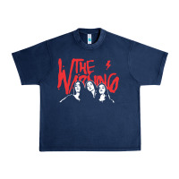 Navy THE WARNING TOUR Urban Heavy Tee - linhVisuals