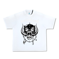 White MUSIC ROCK Urban Heavy Tee - linhVisuals
