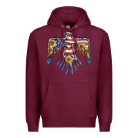 Burgundy thunderbird usa Premium Hoodie - BarkalooDesign