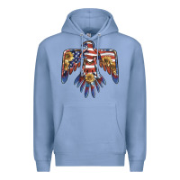 Colony Blue thunderbird usa Premium Hoodie - BarkalooDesign