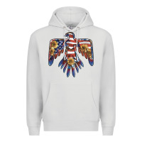 Dove Grey thunderbird usa Premium Hoodie - BarkalooDesign